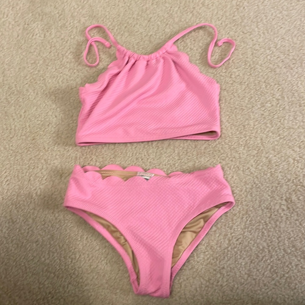 Pink 2 piece old navy swimsuit